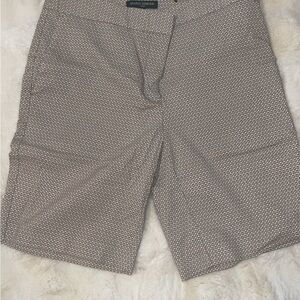 Mario Serrani Gray Patterned Women Shorts